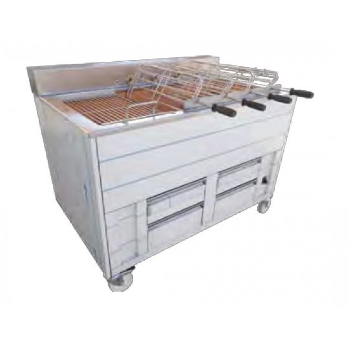 Churrasqueira Industrial Rotativa + Estática