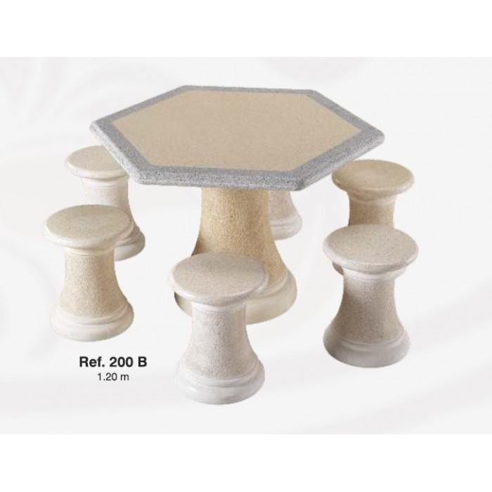 Mesa Hexagonal 200B